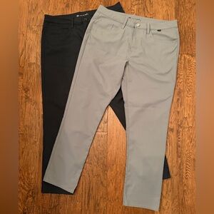 Two Pair Bundle Travis Mathew Open To Close Golf Pants Size 36